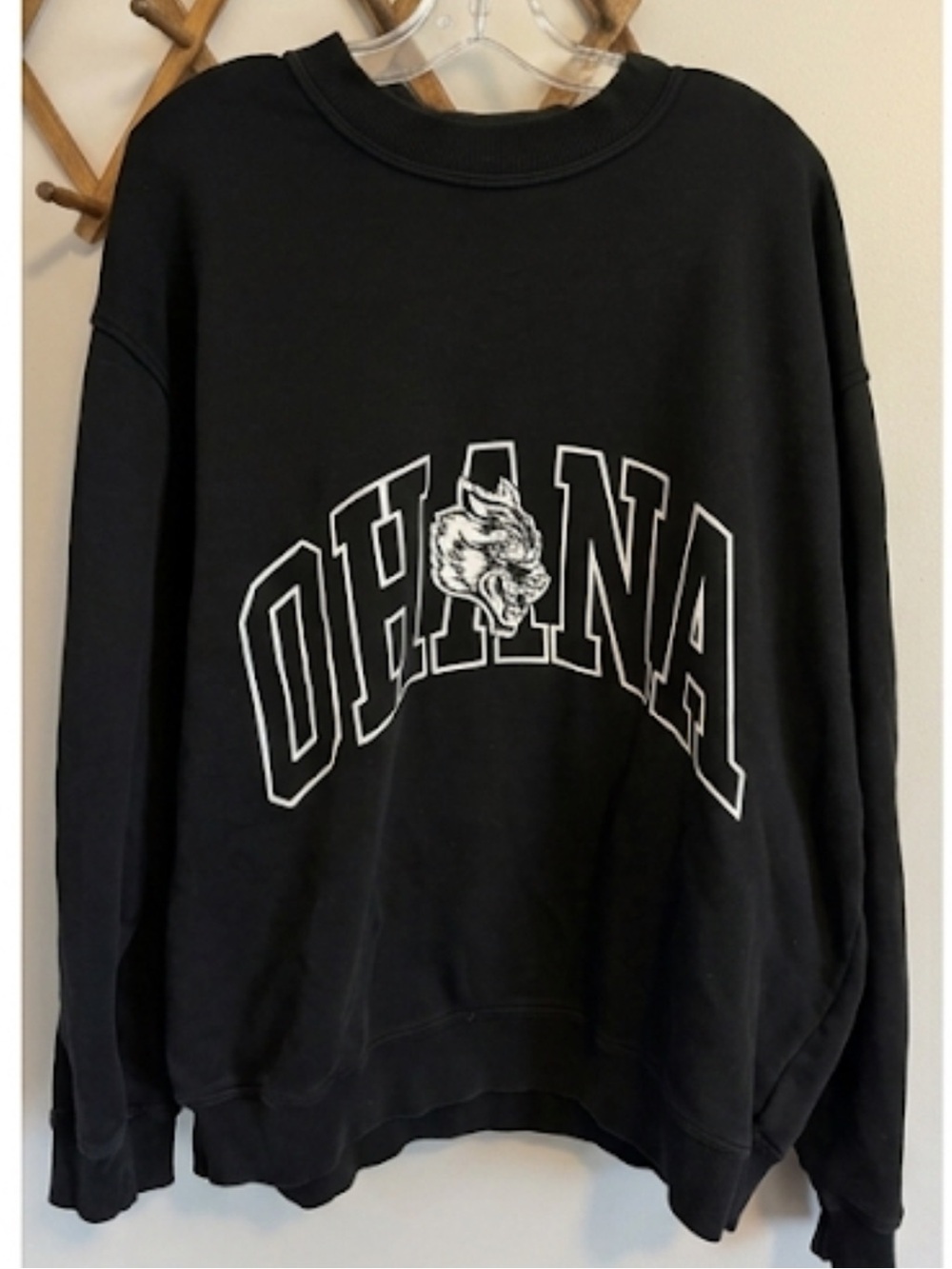 Darc Sport Black Ohana Wolves Crewneck Sweatshirt XL